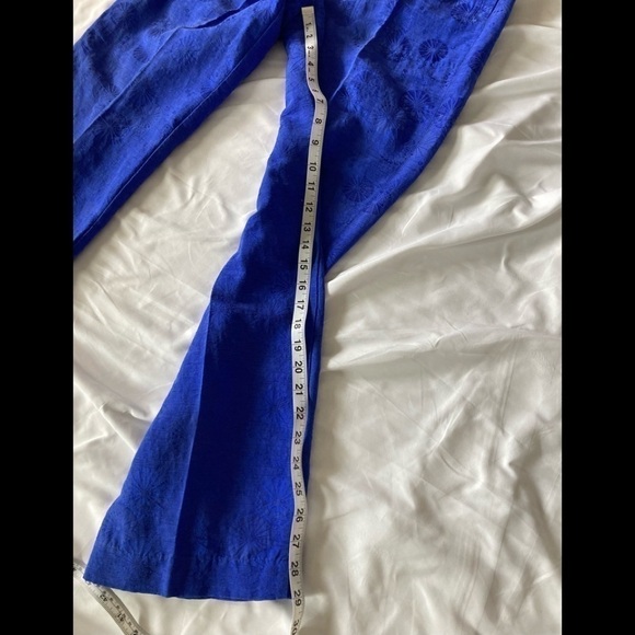 Chico's Pants - Size 0 Pull On Starburst Silk Linen - Picture 7 of 9